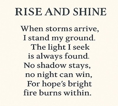 Short Inspirational Poetry Quotes | Uplifting & Motivational Lines